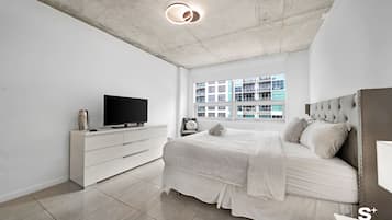 Apartment, Balkon, Stadtblick