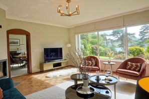 Fernseher, Kamin