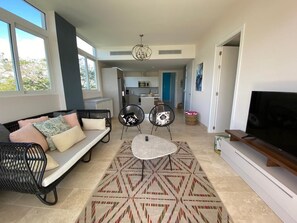 Smart TV - Step into paradise with this stunning beachside condo in Panama pacific coast (El Chirú)