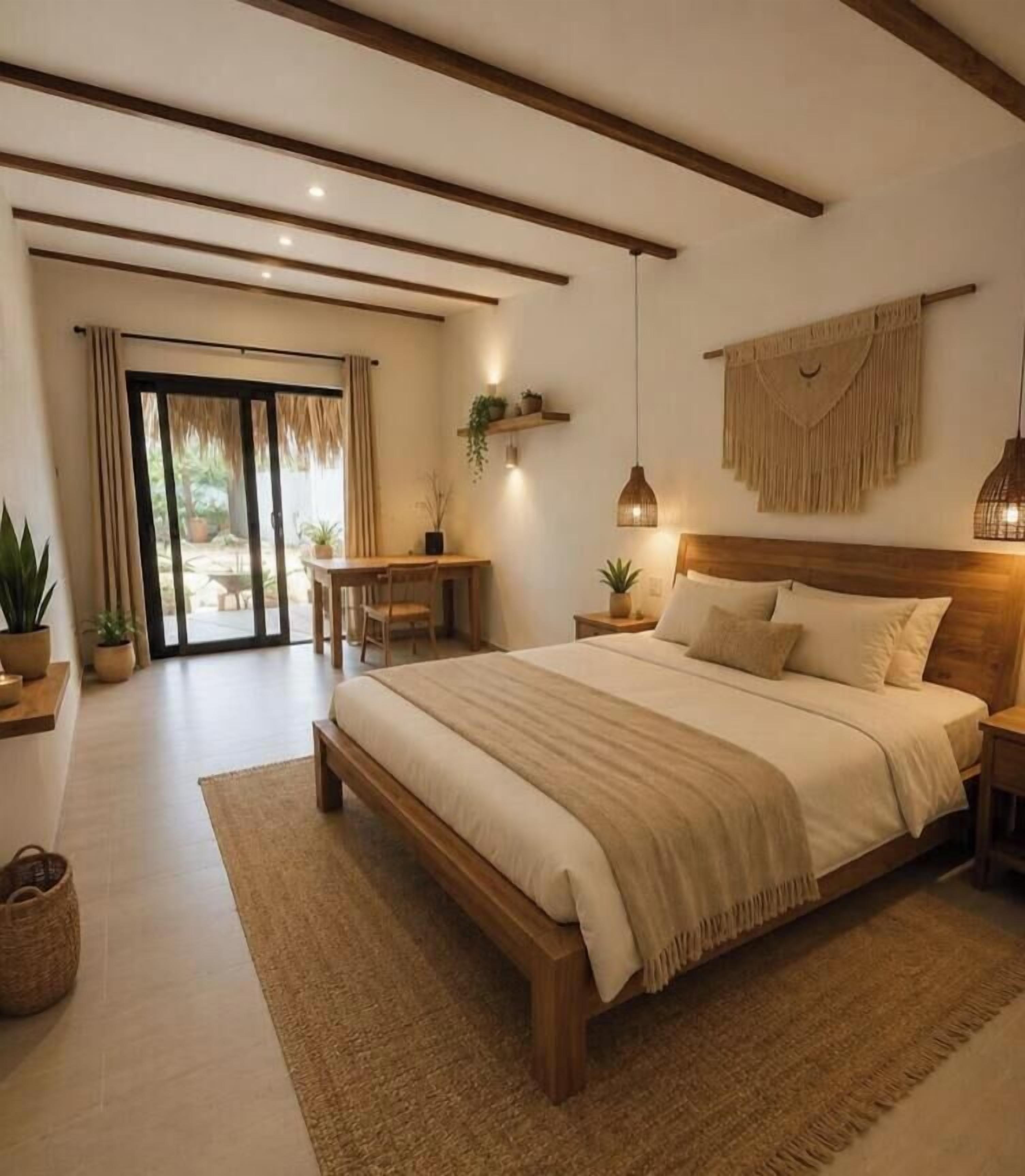 1 bedroom, in-room safe, iron/ironing board, WiFi (free)