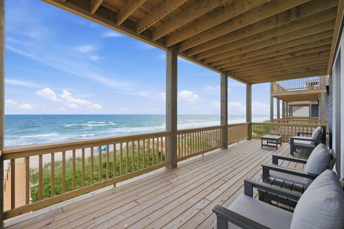 Tide & Blue | Oceanfront Luxury, Pool, Sleeps 18