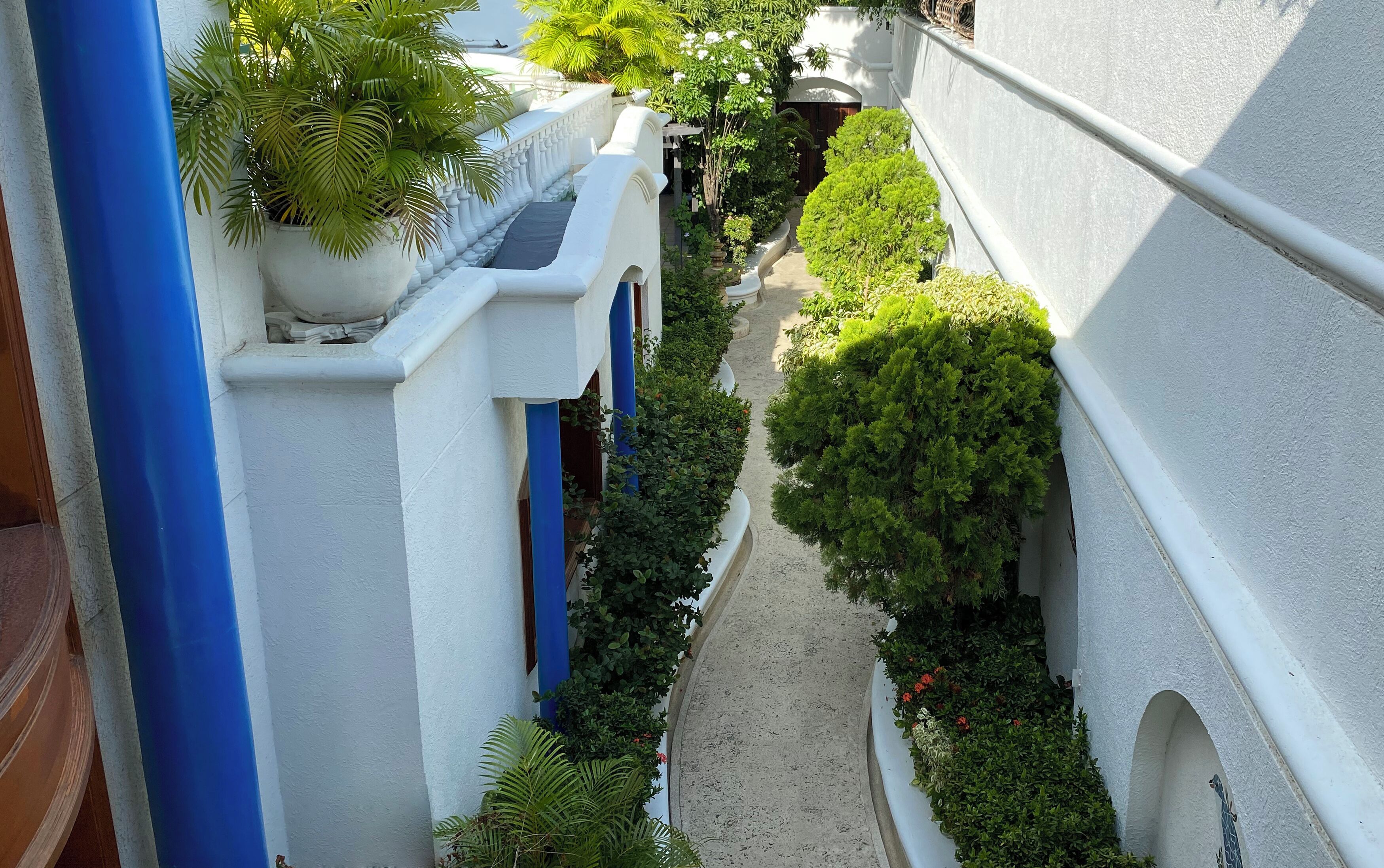 Standard Double Room, Balcony, Sea View | Property grounds