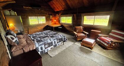 Big Vic's Historic Log Cabin at Glacier Park MT