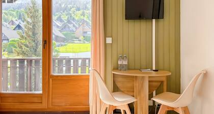 Cozy apartment at the foot of the slopes with a balcony