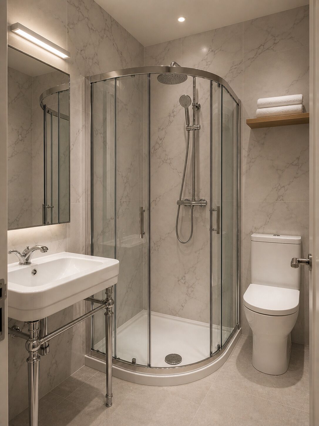Kamar Double Deluks | Kamar mandi | Pengering rambut, handuk, sabun, dan sampo