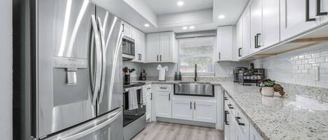 Casa, várias camas, cozinha, vista para o jardim (Terrace Park - A) | Cozinha privada