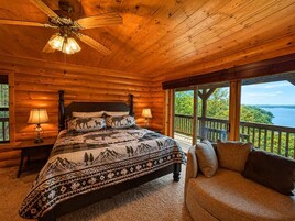 Ferienhaus, Mehrere Betten (Hollow Tree Lodge) | 4 Schlafzimmer, Schreibtisch, laptopgeeigneter Arbeitsplatz