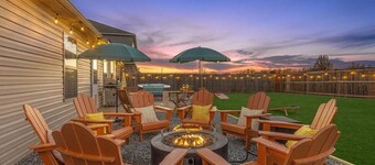 Bentonville's Ultimate Basecamp with Private Hot Tub, Firepit and Game room!