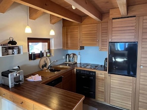 Fridge, dishwasher, cookware/dishes/utensils - 2 1/2 Zimmerwohnung, 4-Betten by Interhome (Riederalp)