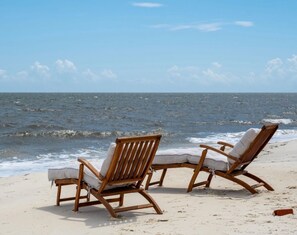 Beach - Luxury Beach Front Cottage on Alligator Point (Alligator Point)