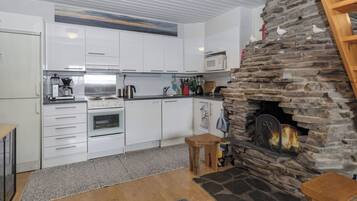Kühlschrank, Mikrowelle, Ofen, Geschirrspüler