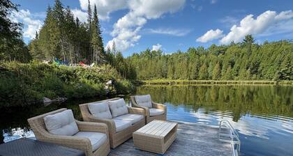 Newfield Glenn Cozy Modern Cabin on Private Lake. 100's of acres