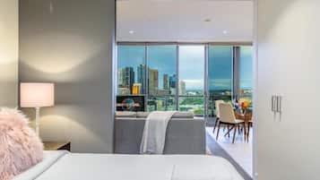 Apartment, Balkon, Flussblick