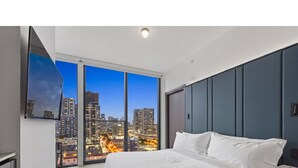 2 chambres, fer et planche à repasser, Wi-Fi, draps fournis