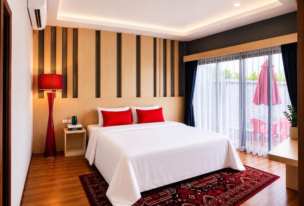 Family Villa, Balcony | In-room safe, desk, blackout drapes, iron/ironing board