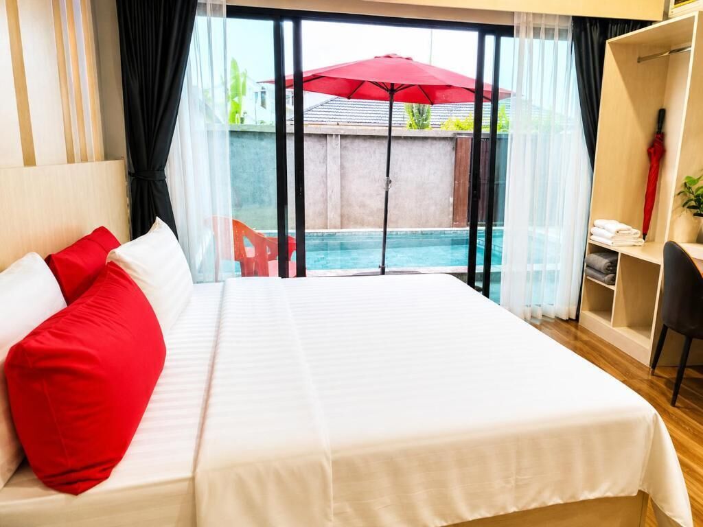 Familienvilla, Balkon | Zimmersafe, Schreibtisch, Verdunkelungsvorhänge, Bügeleisen/Bügelbrett