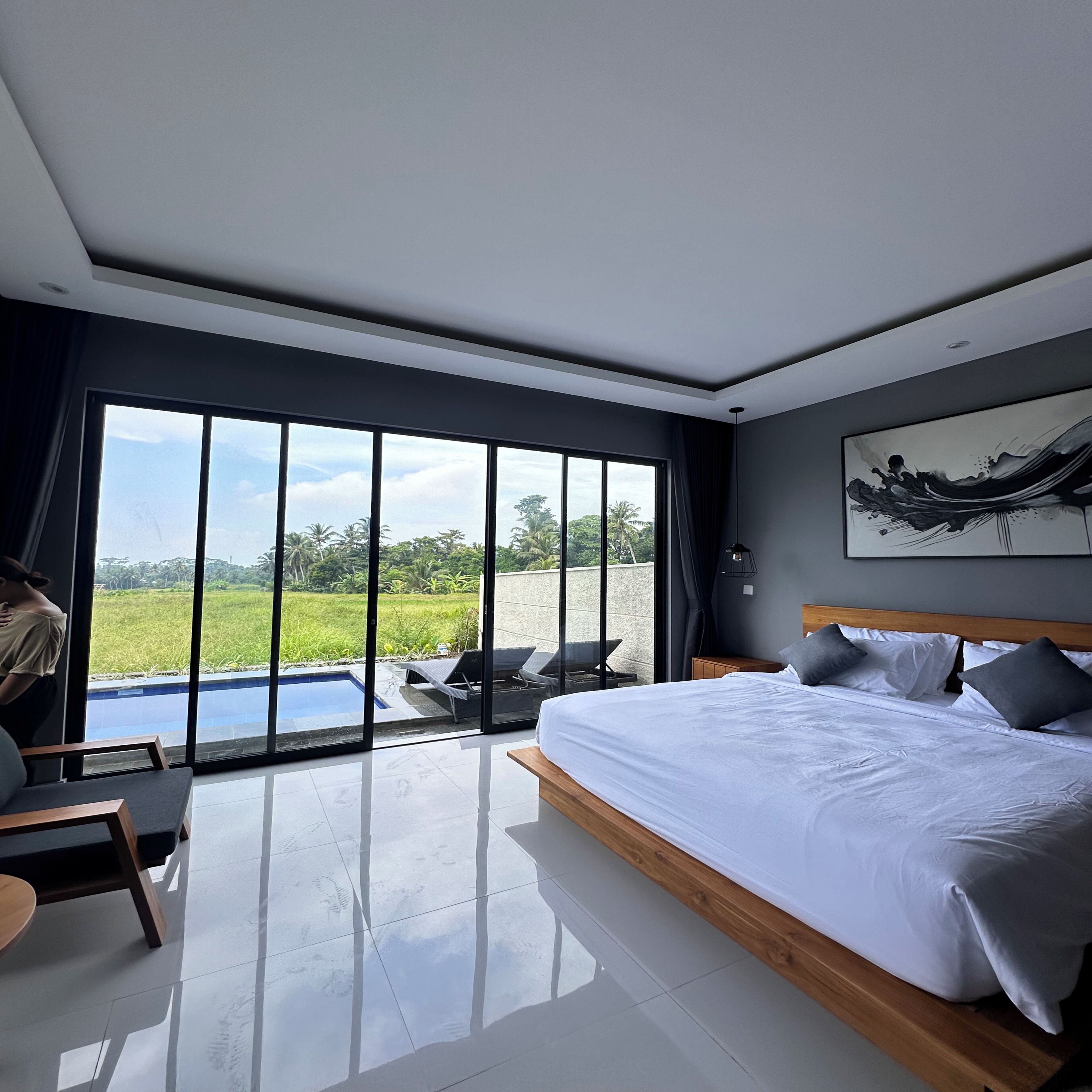 Villa, 1 habitación | Escritorio, espacio para trabajar con un portátil, ropa de cama