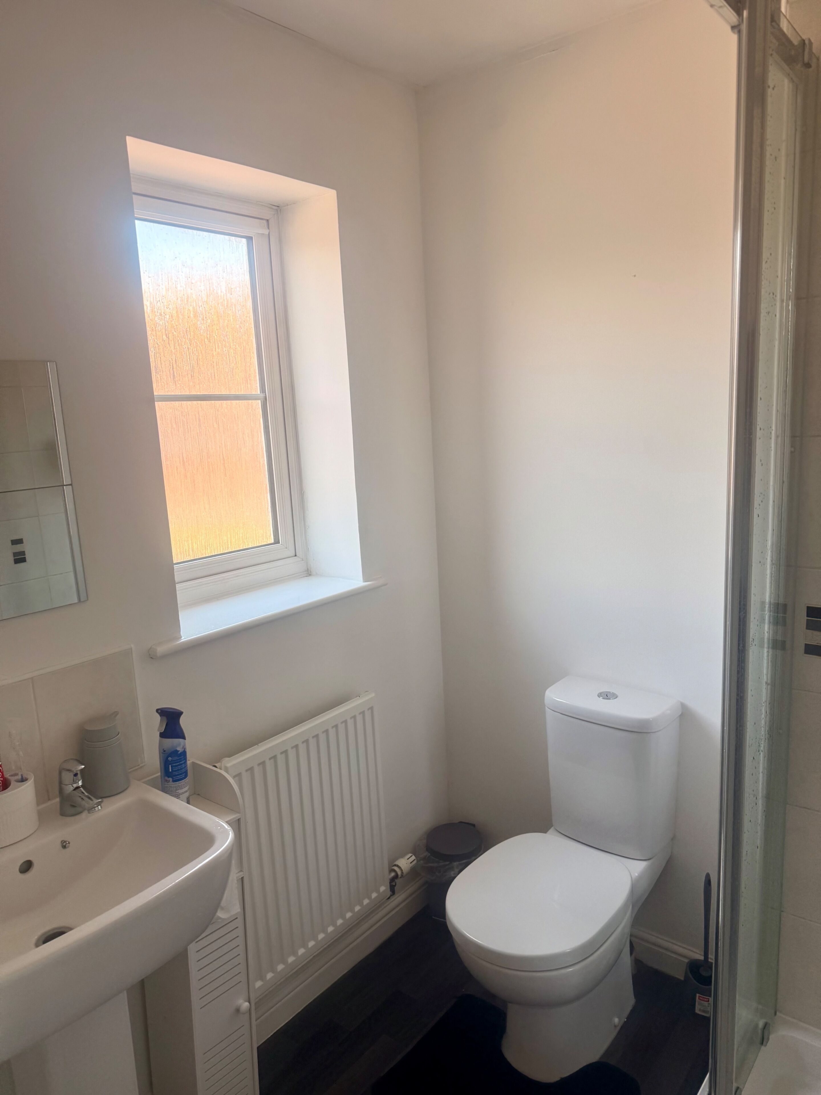 Suihku, hiustenkuivaaja, pyyhkeet