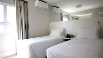 Wi-Fi de cortesia, roupa de cama