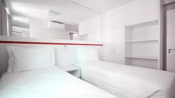 Wi-Fi de cortesia, roupa de cama