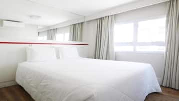 Wi-Fi de cortesia, roupa de cama
