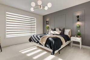Iron/ironing board, WiFi, bed sheets - Luxuria Vibe & Vogue 5 Bedroom near Lake, with AC and gym! (Chestermere)