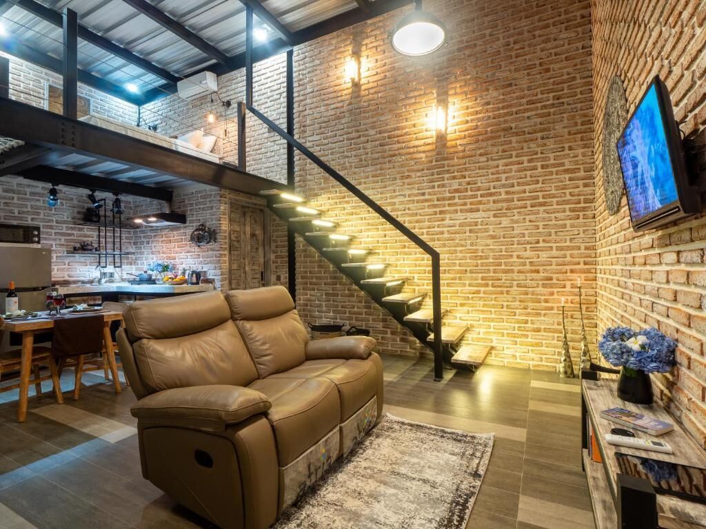 Villa, 1 habitación, patio, vistas al jardín | Zona de estar | Una impresora