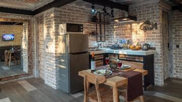 Villa, 1 camera da letto, patio, vista giardino | Cucina privata