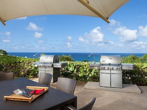 Outdoor dining - Westin Princeville Ocean Resort Villas; Spacious 2BR/2BA ; Kauai North Shore; (Princeville)