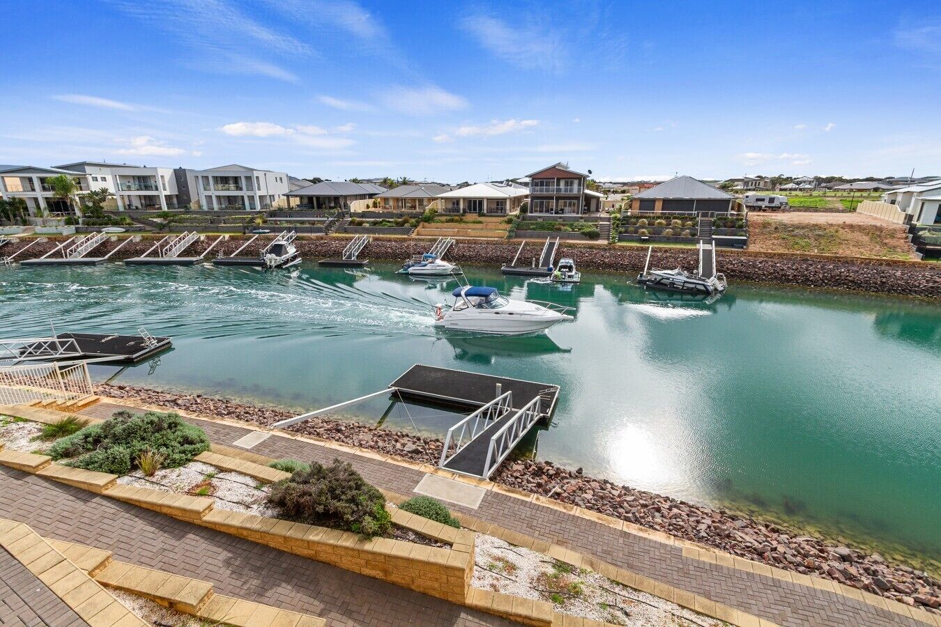 Rear Pontoon with Marina Access