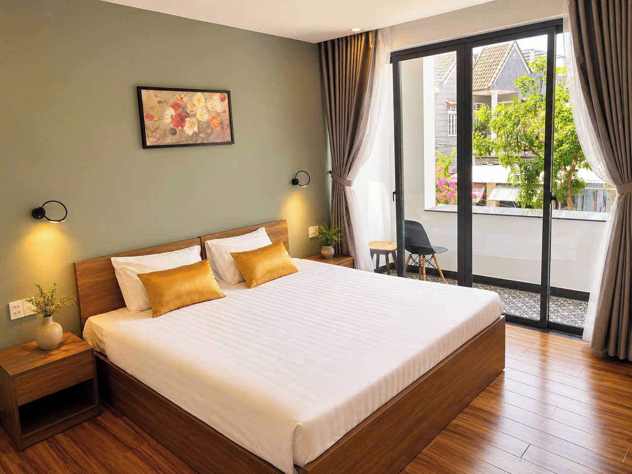Phòng đôi Deluxe, quang cảnh thành phố | Truy cập Internet không dây miễn phí, bộ trải giường 