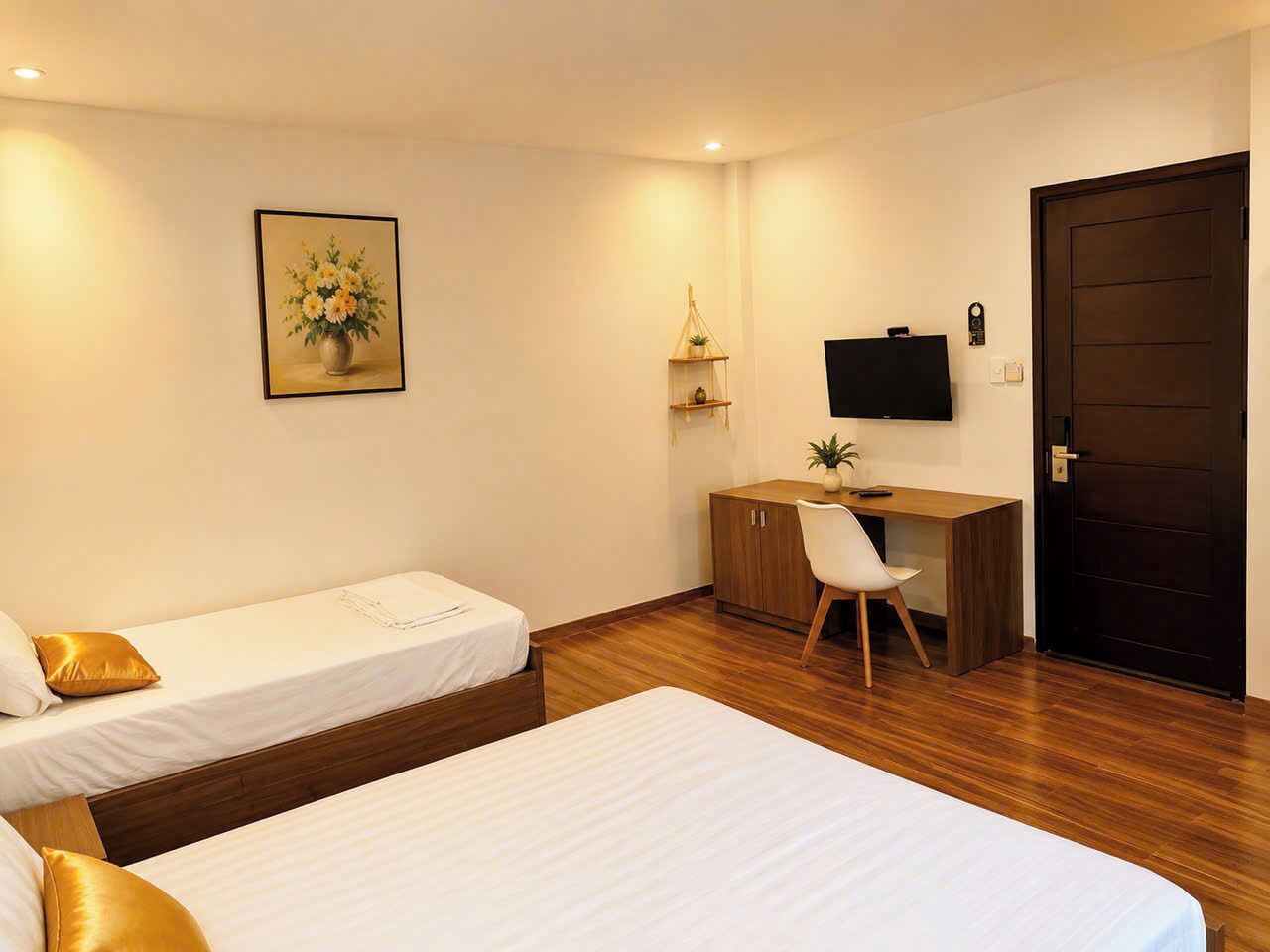 Phòng 3 Deluxe, quang cảnh thành phố | Truy cập Internet không dây miễn phí, bộ trải giường 