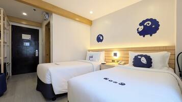 Chambre Deluxe avec lits jumeaux | Wi-Fi gratuit, draps fournis