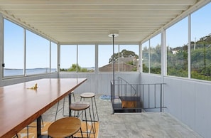 Dining - Retro Haven with River Views (Taroona)