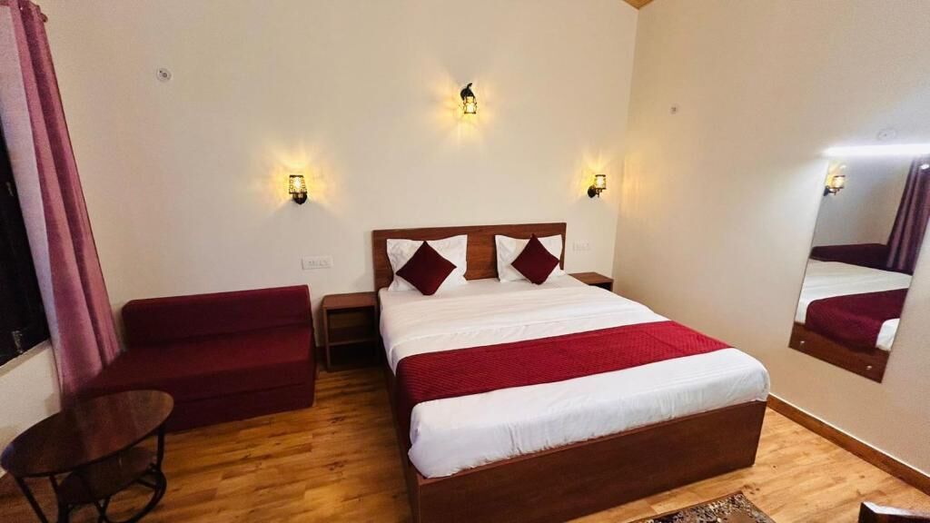 Double Room, Balcony, Mountain View | Desk, laptop workspace, free WiFi