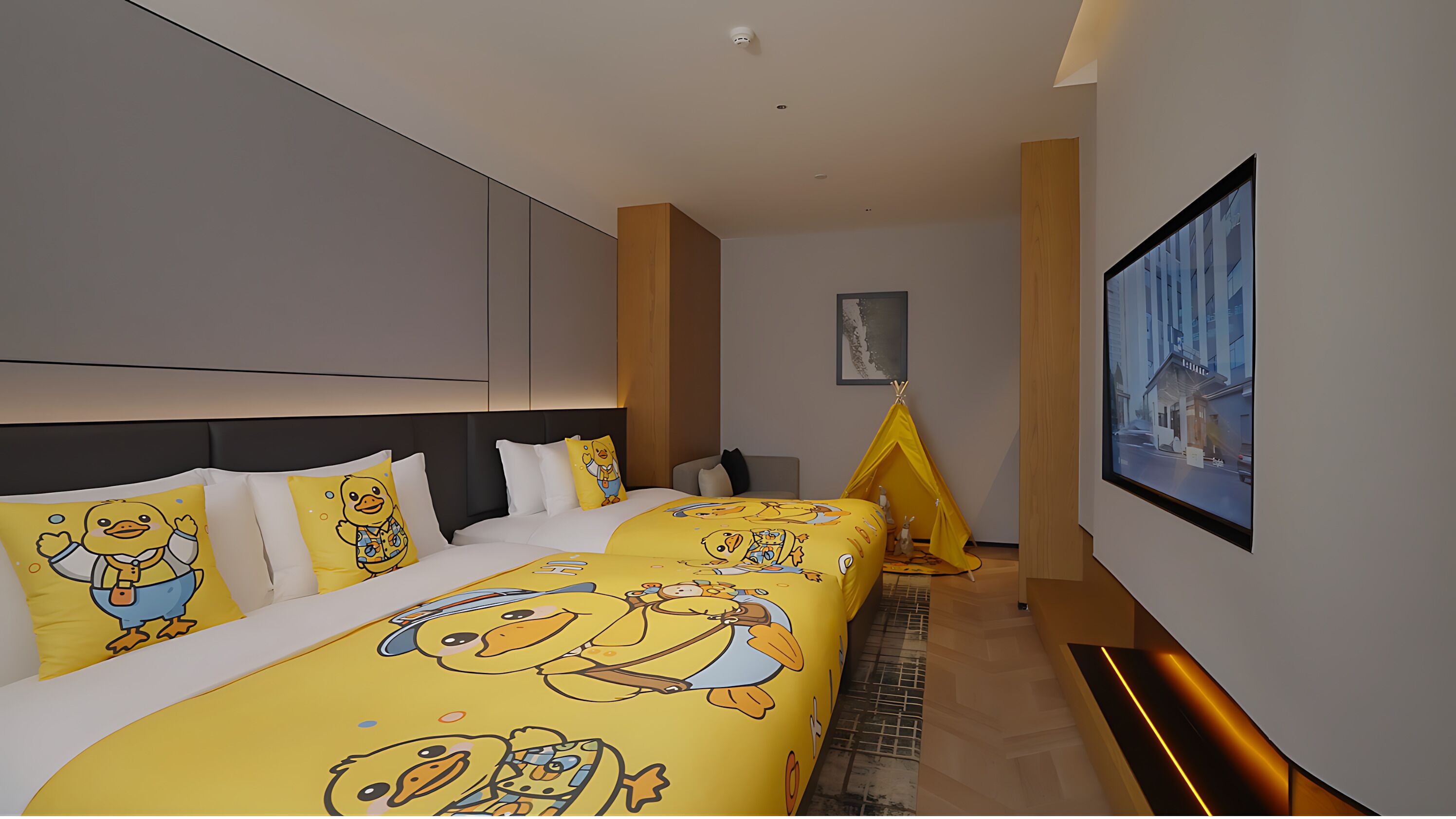 Family Twin Room, Multiple Beds, Non Smoking, City View
