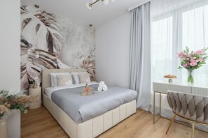 Luxury Apartment, 2 Bedrooms, City View - Lumina 2BR-3BR Apart with Parking AC (Warszawa)
