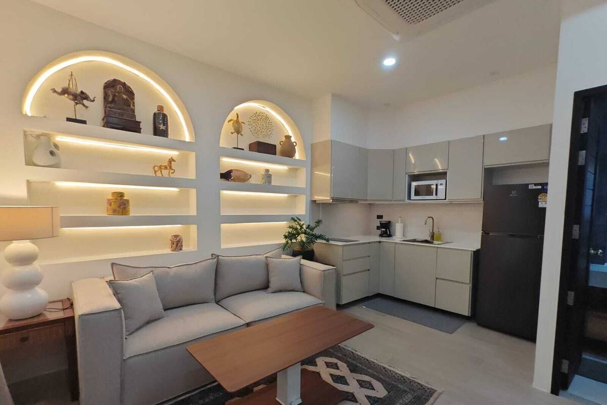 One-Bedroom House | บริเวณนั่งเล่น | ทีวีจอแอลอีดี, ฟุตบอลโต๊ะ