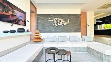 Luxury Villa, Garden View | Living area