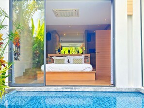 Biệt thự Cao cấp, quang cảnh vườn | Bộ đồ giường kháng dị ứng, két bảo mật tại phòng 