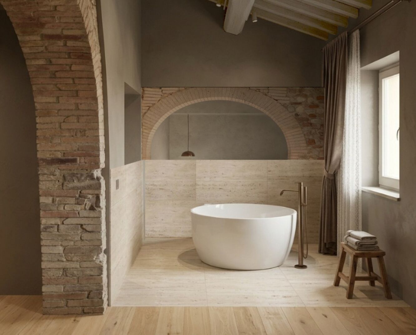 Junior-Suite, Gartenblick | Badezimmer | Haartrockner, Hausschuhe, Handtücher, Seife