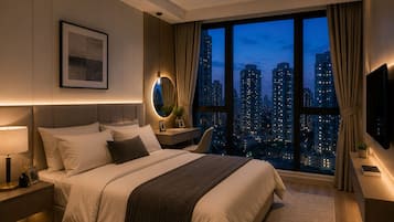 Apartamento, vistas a la montaña | Tabla de planchar con plancha y wifi gratis