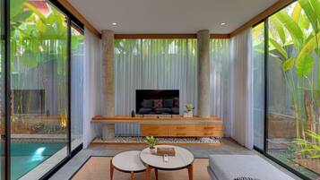 Villa, 3 Bedrooms, Non Smoking, Private Pool | Living area