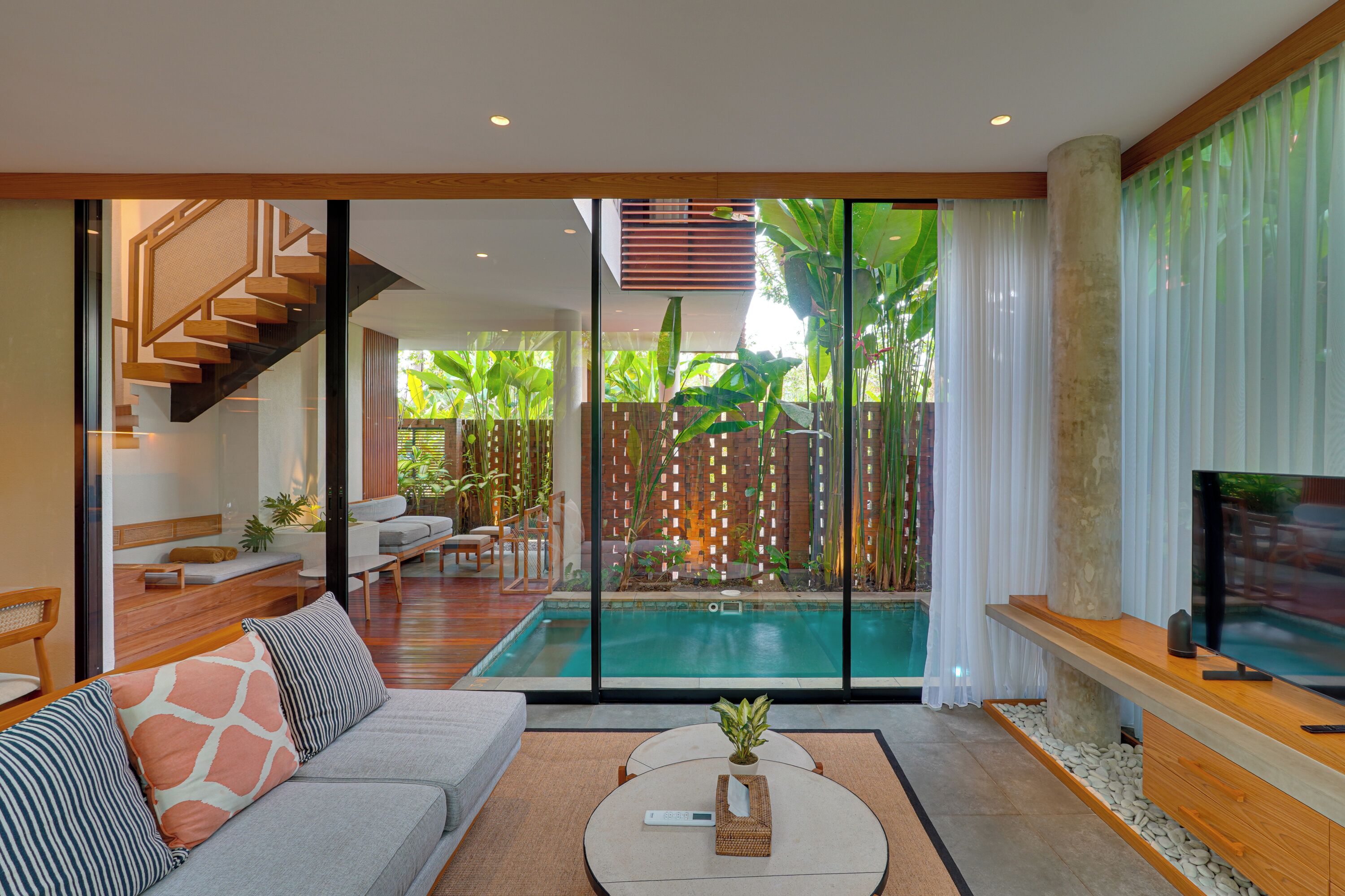 Villa, 3 Bedrooms, Non Smoking, Private Pool | Living area