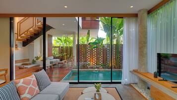 Villa, 3 Bedrooms, Non Smoking, Private Pool | Living area
