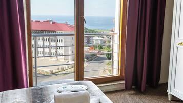 Appartement Deluxe, balcon, vue mer | Vue sur la ville