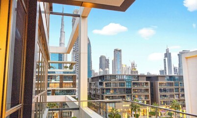 Lush 2.5 BR in City Walk with Burj Khalifa View