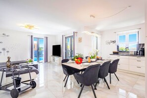 Family House, 3 Bedrooms, Balcony (Villa Andreas With private Pool) | Dining - Villa Andreas With Private Pool (Porec)