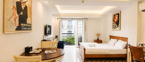 Deluxe-Studio, Balkon, Stadtblick | Blick vom Balkon