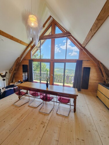 Architect-designed home in the hills above Sinard